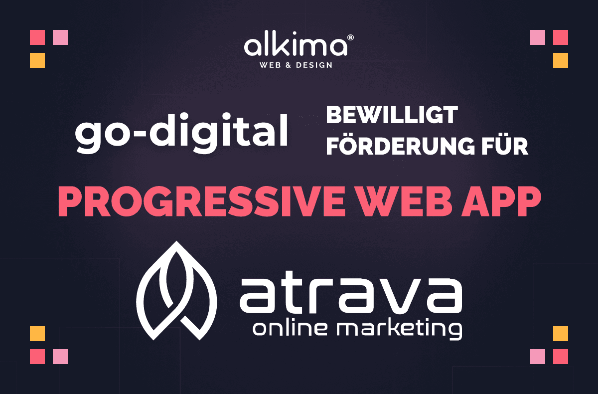Förderprogramm go-digital – Bewilligung der Förderung für neue Webseite – atrava.de