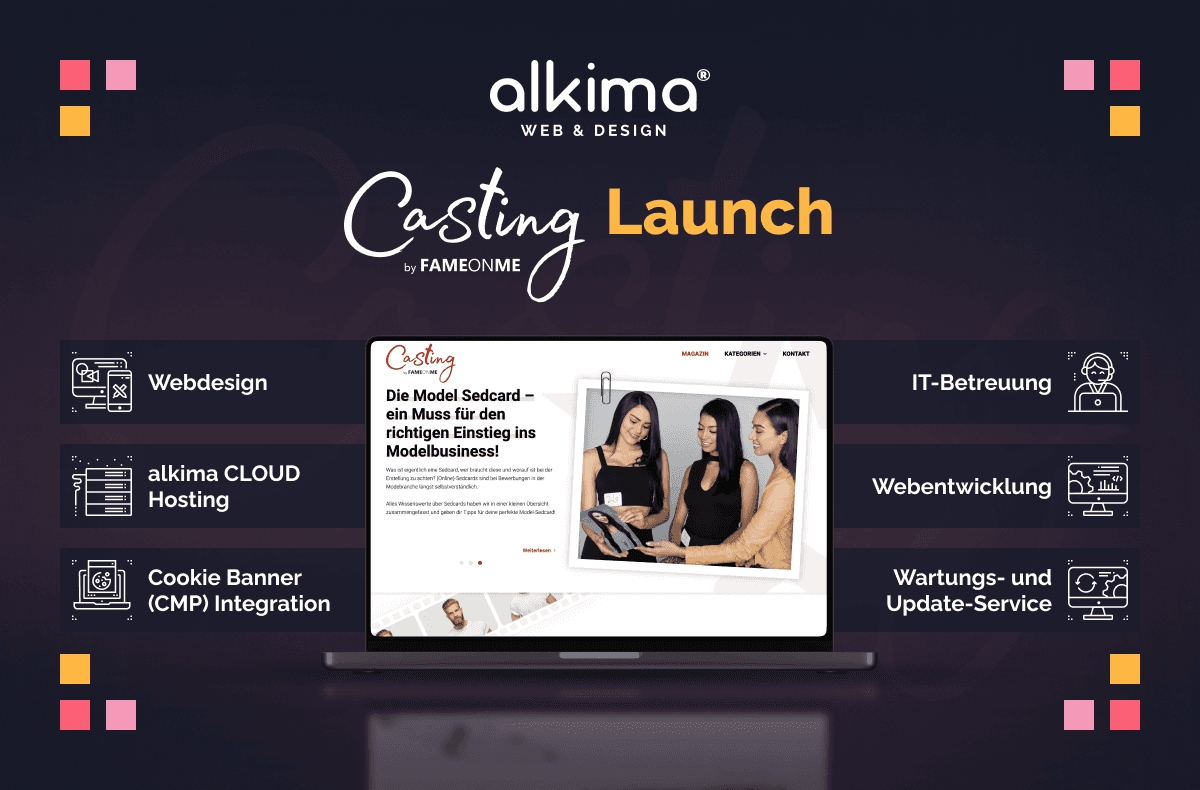 Casting.de by FAMEONME - Blog launch