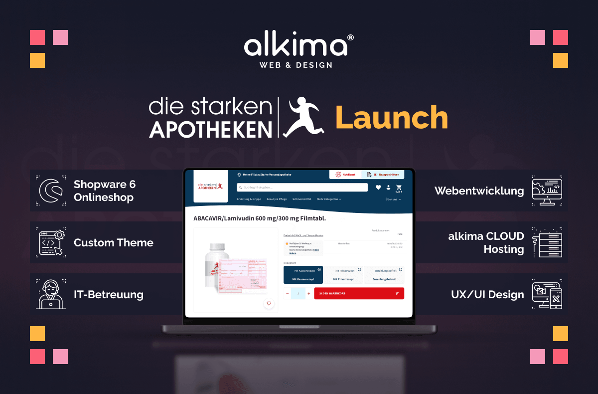 Apotheken-Onlineshop für „Die starken Apotheken“