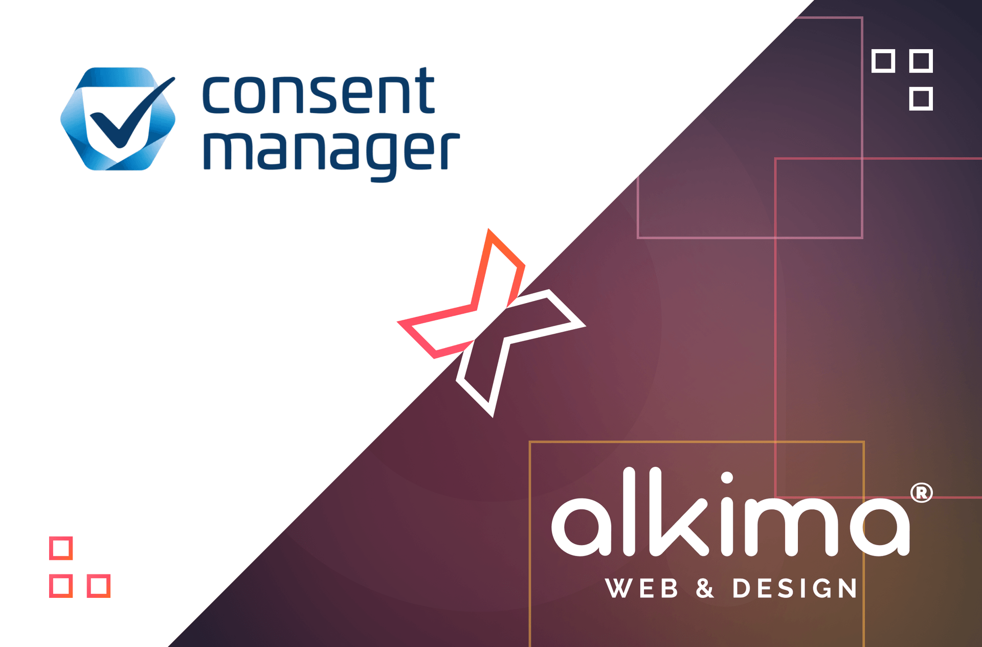 Partnerschaft von alkima WEB & DESIGN ® und consentmanager (Titelbild)