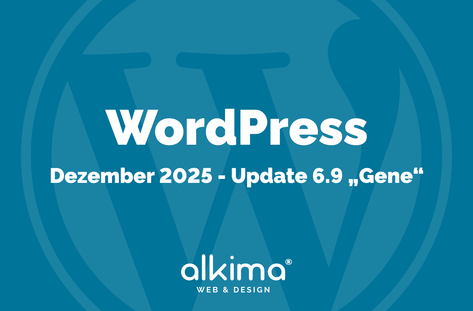 WordPress 6.9 „Gene“: Neuer Schwung für Redaktion und Website-Betrieb